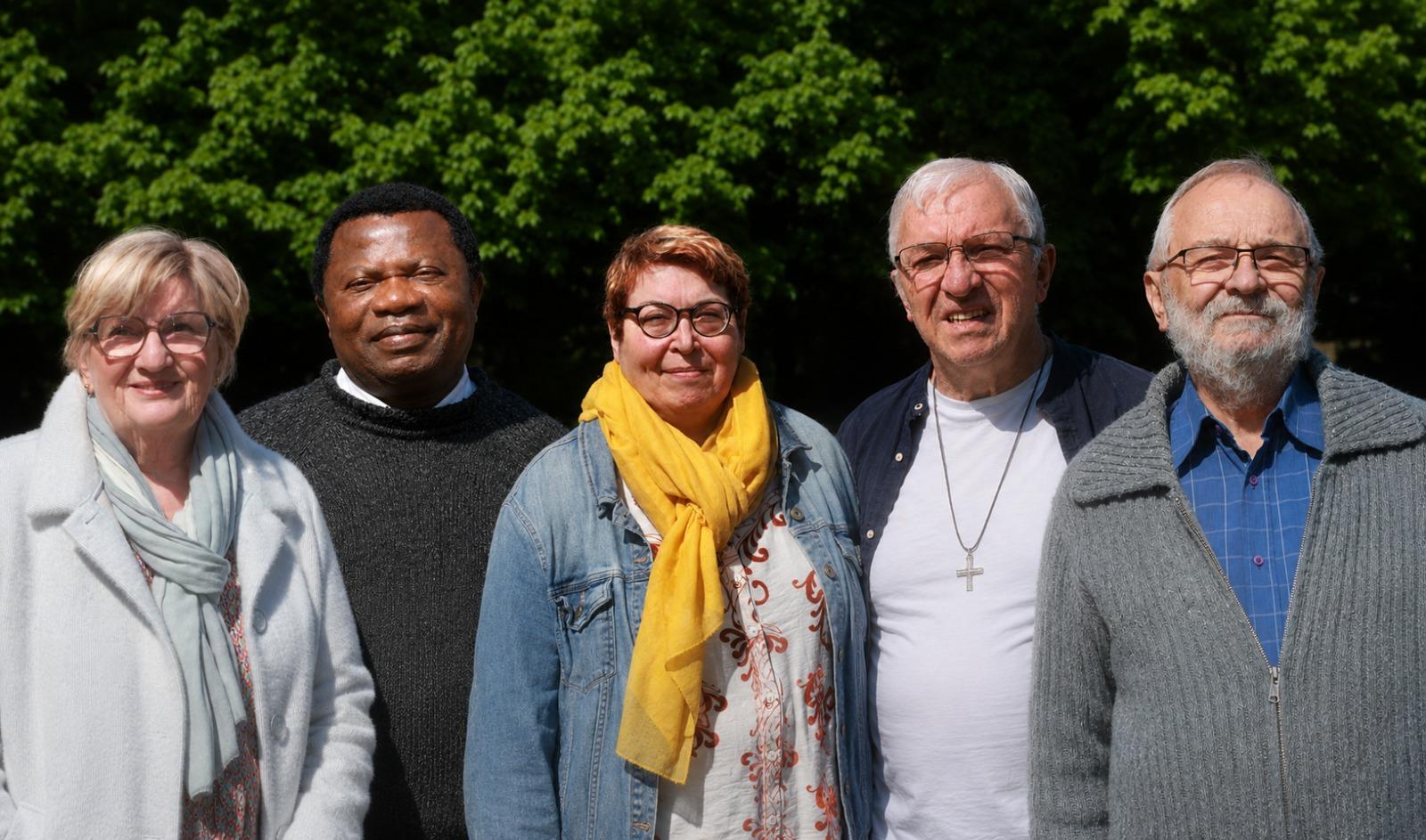 L'Équipe d'Animation Pastorale réunie au secrétariat de Templeuve
